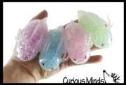 4 Axolotls - Gel Filled Squeeze Stress Balls - Sensory, Stress, Fidget