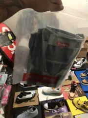 Supreme Patched Denim Vest Size Medium Blue SS21 New