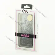 Case Mate Waterfall Series Case Cover For 5.8" iPhone X XS Glitter Clear Black