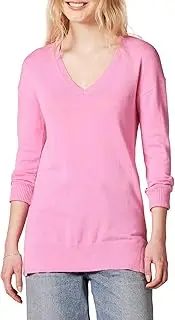 [Amazon Essentials] Women's Lightweight Long-Sleeve V-Neck Tunic Sweater (Available in Plus Size)
