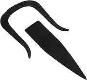 Halloween Party Essential: 2pcs Realistic Fake Beard and Mustache Props Black