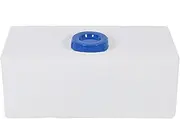 Brilluxa Water Tank, Fresh Water Holding Tank for RV Boats Yachts, Horizontal LLDPE Tank 21 Gallon, 130mm Inlet Water Storage Container