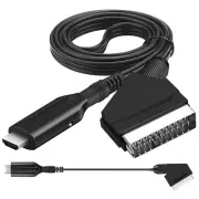 Scart To HDMI Converter Audio Video Adapter for HDTV/DVD/Set-top Box/PAL/NTSC