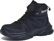 [SDEQA] Safety Trainers Mens Womens Lightweight Comfortable Steel Toe Cap Work Boots Fashion Industrial Protective Shoes Non Slip Puncture Proof Sneakers