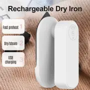 Mini Electric Iron Cordless Rechargeable Dry Iron Wrinkle Remover Touch-up Irons