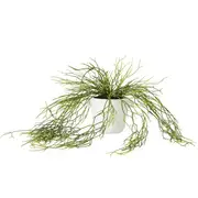 [James Lane] Cactus Pencil Plant Reese Pot White & Green - 15cm x 15cm x 25cm
