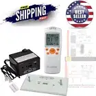 Modern Gas Fireplace Remote Control System with Timer, Thermostat & LCD Feature