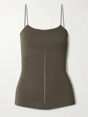 [LEMAIRE] LEMAIRE - Knitted Tank - Army green - large large Green