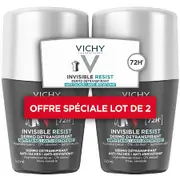 Vichy Uomo Invisible Resist Dermo Deodorant Breathable Anti Irritation 72h 2x50ml