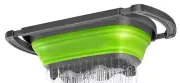 Collapsible Colander Over the Sink Extendable Handles Fruit Veggies Pasta
