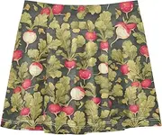 [FRODOTGV] Nature Radishes Girls Tennis Skirt with Shorts Performance Skorts for Little Girl Sports Skirts for Kids