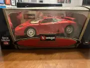 NIB Burago 1991 BUGATTI EB 110 Red Special Collection Cod. 3055