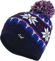 [OTTERSHELL] Waterproof Unisex Beanie hat for Men and Women - Warm Winter hat with Soft Fleece Lining in Ideal for Running, Skiing, Snowboarding., Purple-P, One Size