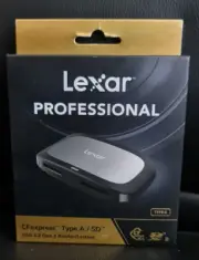 New Lexar Pro CF Express TYPE A & SD Card Reader USB 3.2 Gen 2 - NIB - UNUSED