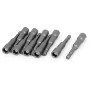 8mm 5/16-inch Socket 65mm Length Magnetic Nut Drivers Adapter Drill Bits 10pcs