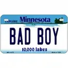 Bad Boy Minnesota State Novelty License Plate