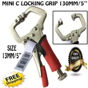 NEW 130/5" Mini Locking C Clamp / Fastener / Mole Grip / Adjustable PA08550