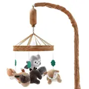 The Peanutshell Baby/Infant Musical Nursery Crib/Cot Mobile Neutral Woodland 0y+