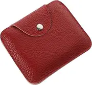 [COHEALI] Leather Coin Purse for Men Wallet Multi Card Slots Vintage Coin Bag Small Coin Pouch