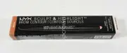 NYX Sculpt & Highlight Brow Contour Duo SHBC03 SOFT BROWN/ROSE
