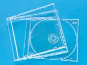 100 x UNASSEMBLED Jewel CD Cases with Clear Tray Single Disc - Standard Size