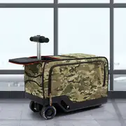 Slimbridge 20'' Electric Luggage Riding Suitcase Scooter Carry On Trolley Traveling USB