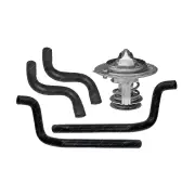 Gates Thermostat + Radiator Hose Heater Hose for Hyundai Elantra XD 00-02 Manual
