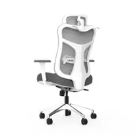 在飛比找momo購物網優惠-【Backbone】Kabuto White白框人體工學椅