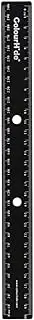 Colourhide Bindermate Ruler 30 cm, Black