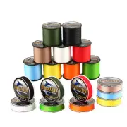 HERCULES Colorfast 30 lb Test Strong PE Braid Fishing Line Fade Free 4 8 Strands