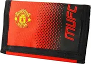 Manchester United FC Official Fade Touch Fastening Football Crest Wallet (UK Size: One Size) (Red/Black)
