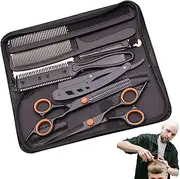 Euyehn Hair Cutting Scissors Set | Hair Cutting Shears,Thinning Scissors, Hair Scissors Stainless Steel Hairdressing Shears Set For Men Women