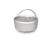 GSI Outdoors Aluminum 12' Dutch Oven | Dutch Oven with Fixed Legs for Camping...