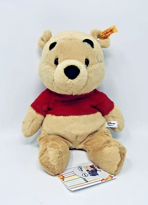 Steiff Disney Winnie the Pooh 11” Plush Stuffed Animal Bean Bag Toy