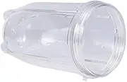 Plastic High or Short Transparent Cup Cup Mixer Juicer Replacement Parts Accessories High Magic Bullet Replacement Parts, Magic Bullet Vase, Magic Bullet Mixer Mb 1001, Replacem (Short Cup)