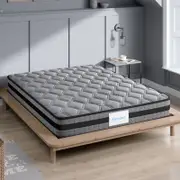 Dreamz 22CM Egg Crate Foam Mattress Double Dark Grey