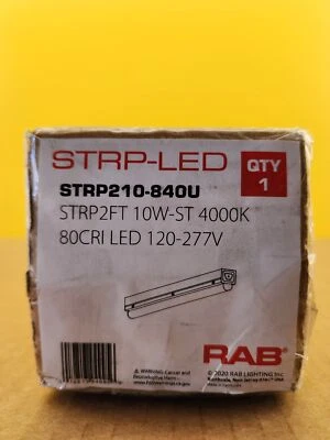 NEW FACTORY SEALED RAB STRP210-840U 2 FT LED STRIP LIGHT 120V