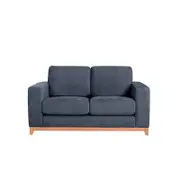 Willow 2 Seater Fabric Sofa - Azure