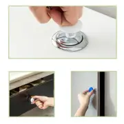 Toilet Press Button Handle Heart Shaped Toilets Press For Bathroom Water Butt CR