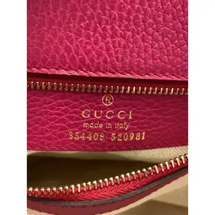 GUCCI 古馳 手提包354408皮革粉紅色 日本直送 二手