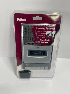 SEALED RCA Personal Portable Cassette Tape Player Recorder Stand Up Mic RP3503