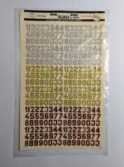 1/72 Microscale Decals 72-12, Luftwaffe Fighter Code Nos SEALED