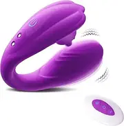 Remote Control Vibrator for Couples with 10 Tongue Licking and Vibration Modes,Female Clitoral G Spot Stimulator,Vibrating Sex Toys Wearable Panty Vibrators,Adult Sex Toy & Games for Women or Couple