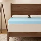 2 Inch Full Memory Foam Mattress Topper Cooling Gel Infused Mattress Pad Ventila