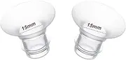 2pcs Flange Inserts 15mm for 11mm-13mm Nipple Size,Fits for Momcozy S12 Pro/S9 Pro/M5,S9/S12/S19/S21/S23,Elvie,Willow,lansinoh,Medela,Spectra,TSRETE,kmaier,MomMed Breastpump 24mm Flange,Down to 15mm
