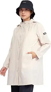 [Aigle] Women's Hooded Jacket, UV Protection, Organic Cotton, Long Length