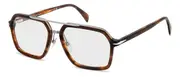 Eyewear Frames DAVID BECKHAM DB 7128 6C5 BROWN HORN RUTHENIUM 56/18/150 MAN 56 mm