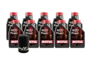 10L Motul 4100 POWER 15W50 Wix XP Filter Engine Motor Oil Change Kit API SL/CF