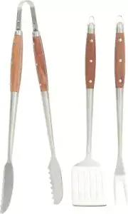 Kitchen Essentials Family Cookout Heavy Duty Stainless Steel Grilling Tool Se...