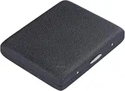 [Lorxilar] Cigarette Case Metal Cigarette Holder Box for Men and Women 85mm Size Cigarette Cigarette Case 20-24 Capacity,One Size,Black